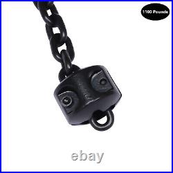0.5T/1100lbs Electric Chain Hoist 1 Phase Chain Wired Remote Control 110V 1300W
