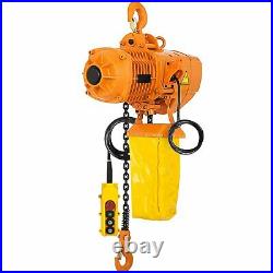 0.5t 1100lbs Electric Chain Hoist 1 Phase 110v Railway Withlimit Switch Building