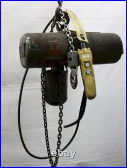 1/4 Ton CM Lodestar Electric Powered Chain Hoist Ybm #11996