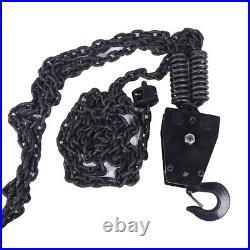 1 T Electric Chain Hoist 2205lbs Electric Winch Crane Alloy Steel Hook 2.5m/Min