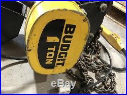 1 Ton Electric Budgit chain hoist 1 Phase 1/2 HP