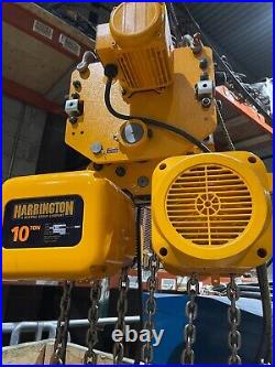10 ton chain hoist Harrington NER2M