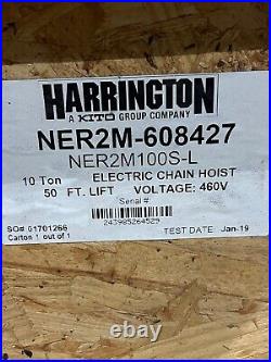 10 ton chain hoist Harrington NER2M
