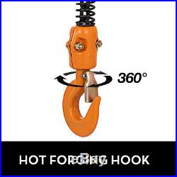 1T/2200lbs Electric Chain Hoist High Speed G80 Chain Pure Copper Motor