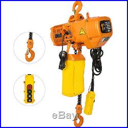 1T/2200lbs Electric Chain Hoist withLimit Switch Dock Construction 110V