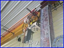 2 Coffing 2 Ton, Electric Chain Hoist, Crane, With Beam and Uprights
