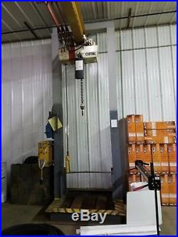 2 Coffing 2 Ton, Electric Chain Hoist, Crane, With Beam and Uprights