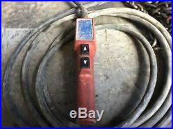 2 Ton Dayton 110 115 120 Volt Electric Chain Hoist 10' Lift single phase