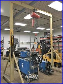 2 Ton Gorbel Gantry Adjustable Height with 2 Ton CM Electric Chain Hoist