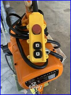 2 ton Electric Chain Hoist 4000 LB with 17 FT Chain 2 ton 230V single phase New