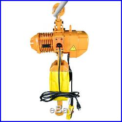 2200Lbs Electric Chain Hoist 10 Lift Height 1T High Speed Railway 3Phases 220V