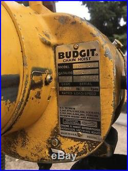 3 Ton Budgit Over Head Electric Chain Hoist System