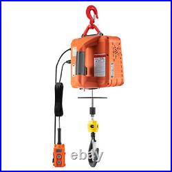 3-in-1 Electric Hoist Winch Portable Crane 1100lbs 25ft Chain Hoists