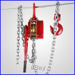 3TON 20FT RATCHETING LEVER BLOCK CHAIN HOIST COME ALONG PULLER PULLEY Work