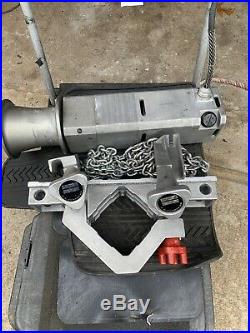 AB CHANCE Heavy Duty Electric Capstan Winch and Chain mount attachment