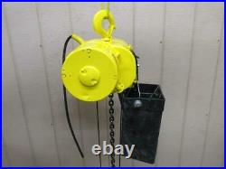 Budgit 1/2 Ton Electric Chain Hoist 1000 Lbs 3 PH 10' Ft. Lift 309825-82