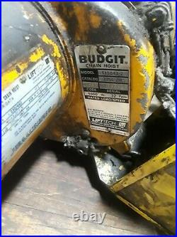 Budgit 1/2 Ton Electric Chain Hoist 115843-7
