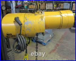 Budgit 1/4 Ton Electric Chain Hoist 500 Lb 16 Fpm 120/240 Vac 115841-12