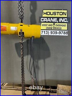 Budgit 1 Ton Electric Chain Hoist, Model BEHC0116, 10 FT Lift, 230/460-3-60
