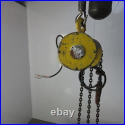Budgit 113450-5 1/4 Ton 500LB Electric Chain Hoist 10' Lift 208-230/460V 3Ph