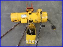 Budgit 115845-20 1 Ton Electric Chain Hoist Lift 240V 3PH Lifttech 1 HP 2000 lb