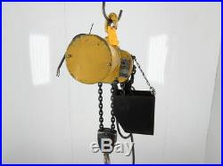 Budgit 115847-11 2 Ton Electric Chain Hoist 10'6 Travel 3 Phase