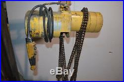 Budgit 1ton Model 115945-31 Electric Roller Chain Hoist With Manual Trolley