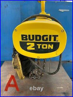 Budgit 2 Ton 4000 lbs. Electric Chain Hoist