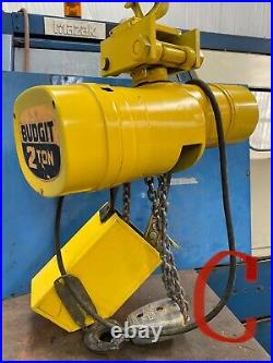 Budgit 2 Ton 4000 lbs. Electric Chain Hoist
