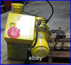 Budgit 2 Ton Chain Hoist 11584831 3 Ph, 14 Ft Drop 8 FPM with Drive Trolley 900823