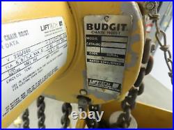 Budgit 3 Ton 6000Lb Electric Chain Hoist 3Ph 230/460V Power Trolley 11' Lift