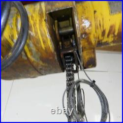 Budgit 309827-2 Electric Roller Chain Hoist 1/8 Ton 32 FPM 10' Lift 230V 3Ph