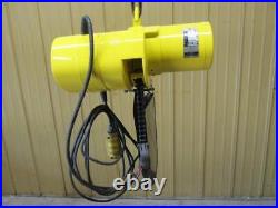 Budgit 309828-48A Electric Roller Chain Hoist 1 Ton 2000 Lbs 3 PH 32' Ft. Lift