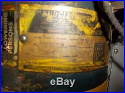 Budgit 408867-2 1 Ton Chain Hoist Electric 2000 Cap Frame Spec C. D5 10ft (31)