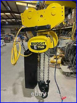 Budgit BAH0205 3-Ton Electric Chain Hoist, 25' Lift, 230/460V