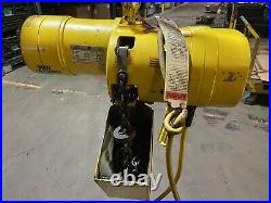 Budgit BEH0116 1 Ton Electric 15Ft Chain Hoist 1HP 460V 3PH Load Tested