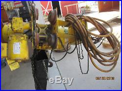 Budgit BEH0208 2 Ton Electric Chain Hoist With Lift Tech Power Trolley 30' Lift