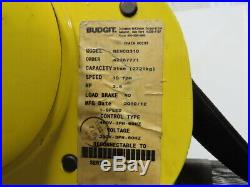 Budgit BEHC0310 3 Ton Electric Chain Hoist 10'Lift 10FPM 230-460V 3PH
