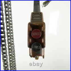 Budgit E-401-1 1/8 Ton Electric Chain Hoist 9'6 Lift 32 FPM 115V