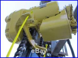 Budgit M1296 Electric Roller Chain Hoist 1/4 Ton 500 Lbs 3 PH 8' Ft. Lift