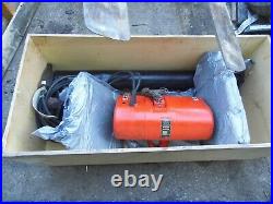 CM 2 Ton electric chain hoist 26' lift, possibly 43.5 of lift, 87' chain, Mod R