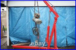 CM LODESTAR 1/2 Ton Electric Chain Hoist with Trolley 3-phase 230/460 Reeve Hook