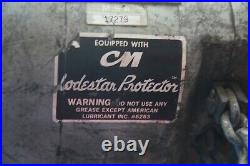 CM LODESTAR 1/2 Ton Electric Chain Hoist with Trolley 3-phase 230/460 Reeve Hook