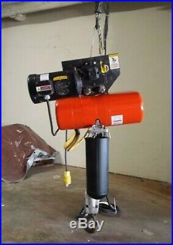 CM LODESTAR 2 TON ELECTRIC CHAIN HOIST WITH MOTORIZED TROLLEY 2 speed