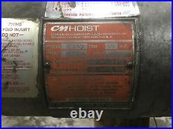 CM LODESTAR Model F 1/2 Ton Electric Chain Hoist 220-240V / 440-480V #143MK