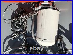 CM Loadstar Model F- 1/2 Ton, 500kg Electric Chain Hoist with Hook Suspension