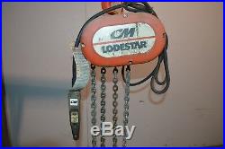 CM Loadstar Model R 2 Ton Electric Chain Hoist