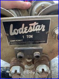 CM Lodestar 1/2 Ton E-2 Electric Chain Hoist
