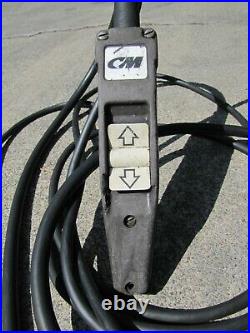 CM Lodestar 1/2 Ton Electric Chain Hoist Model F 120V