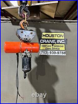 CM Lodestar 1/4 Ton Electric Chain Hoist, Model B, 10 ft Lift, 230/460-3-60V